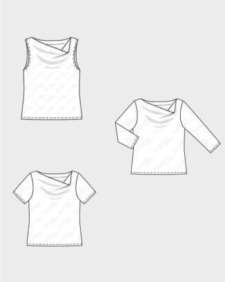 T-shirt en Tissu léger #1 | Burda Easy 2 2019