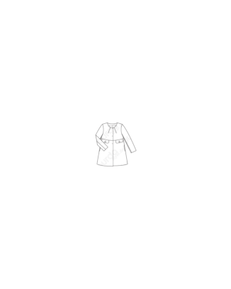 Manteau en Jacquard 104 | Burda Style 01/20