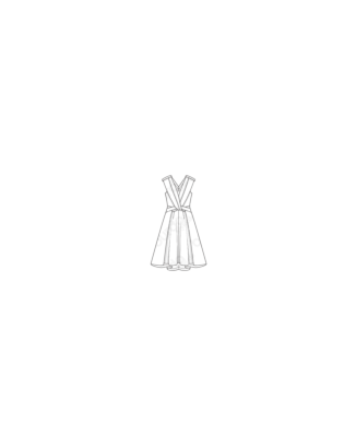 Robe en Jacquard 121 | Burda Style 02/20