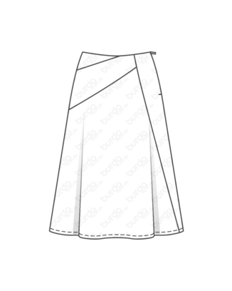 Jupe en Satin 108 | Burda Style 12/19