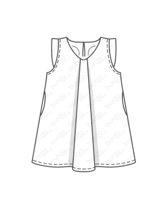 Robe en Tissus Divers 132 | Burda Style 10/19