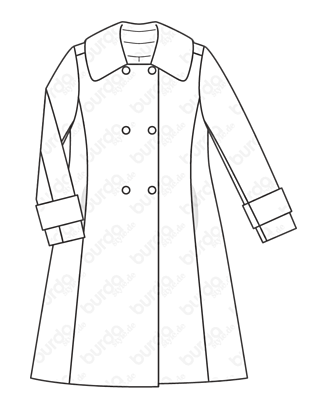 Manteau en Laine n°104 | Burda Style 09/20