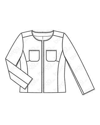 Veste en Bouclette n°105 | Burda Style 07/20