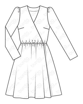 Robe en Viscose n°107 | Burda Style 09/20