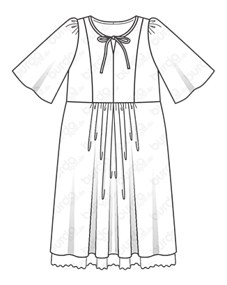 Robe en Polyester n°109 | Burda Style 07/20