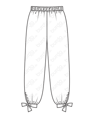 Pantalon en Jersey n°115 | Burda Style 07/20