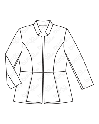 Veste en Jacquard n°123 | Burda Style 09/20