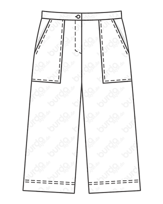 Jupe-culotte en Lin n°127 | Burda Style 07/20