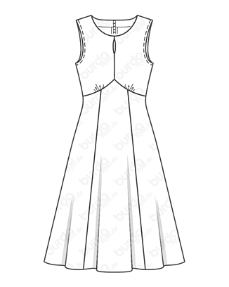 Robe en Viscose n°103 | Burda Style 06/20