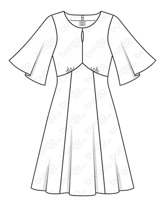 Robe en Viscose n°104 | Burda Style 06/20