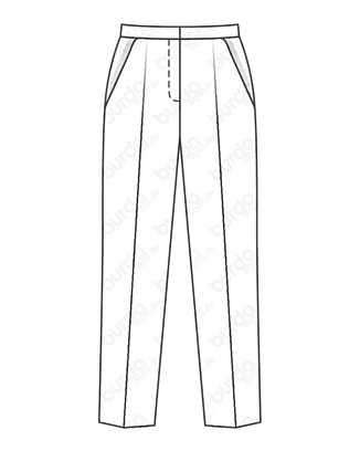 Pantalon en Stretch n°105 | Burda Style 08/20