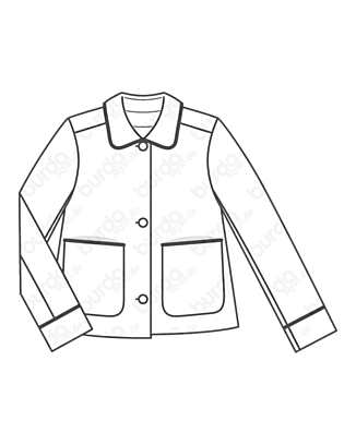Veste en Polyester n°108 | Burda Style 08/20