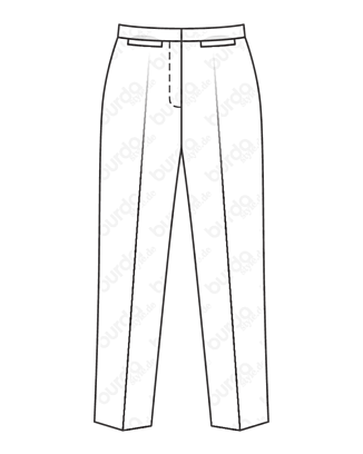 A, B Pantalon en Coton n°109 | Burda Style 09/20