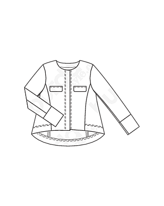 Veste en Polyester n°116 | Burda Style 05/20