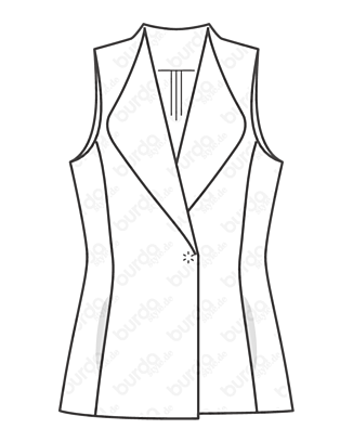 Gilet en Laine n°116 | Burda Style 08/20