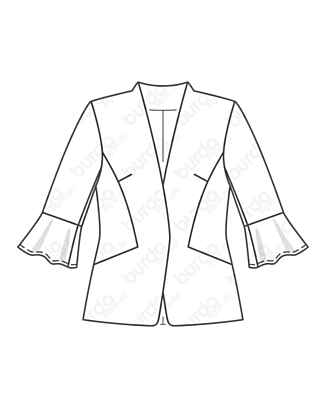Veste en Viscose n°118 | Burda Style 08/20