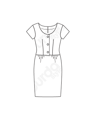 Robe en Bouclette n°121 | Burda Style 05/20
