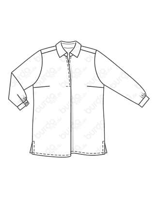 Tunique en Coton n°124 | Burda Style 08/20