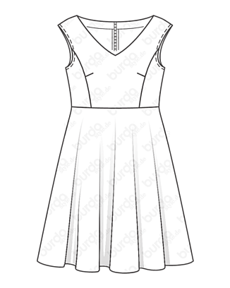 Robe en Popeline n°125 | Burda Style 06/20