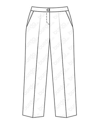 A, B Pantalon en Viscose n°126 | Burda Style 09/20