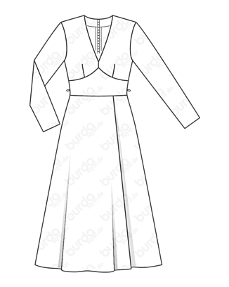 Robe en Viscose n°113 | Burda Style 08/20