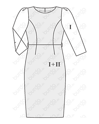 Robe en Dentelle n°107 | Burda Style 10/20