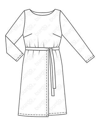 Robe en Viscose n°112 | Burda Style 10/20