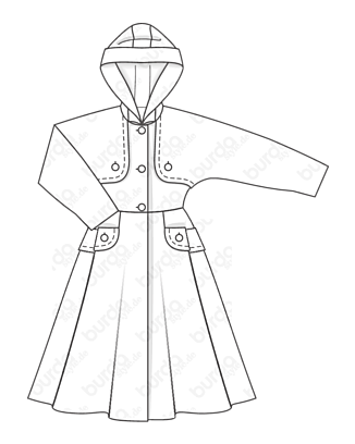 Manteau en Laine n°114 | Burda Style 10/20