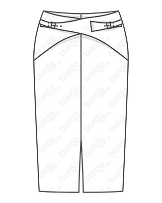 Jupe en Coton n°110 (Variations A&B) | Burda Style 11/20