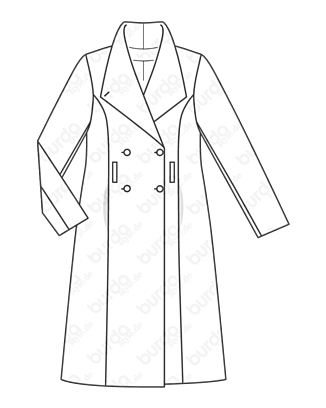 Manteau en Laine n°117 | Burda Style 11/20