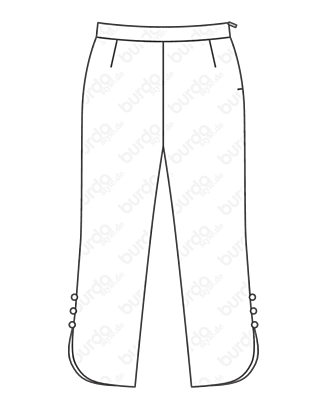 Pantalon en Coton n°125 | Burda Style 11/20