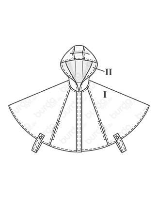Cape en Laine n°134 | Burda Style 11/20
