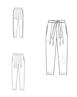 Pantalon en Jersey n°5 | Burda Easy 2/20