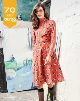Robe en Viscose 105 | Burda Style 01/20