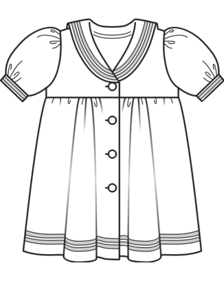 Robe en popeline n°146 | Burda Style 07/12