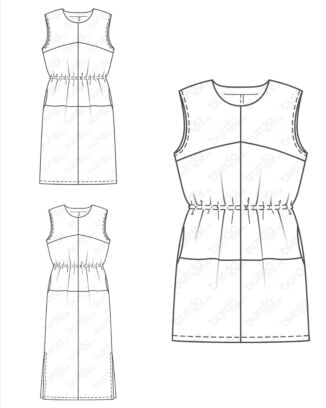 Robe en Crêpe 2 | Burda Easy 3/2021