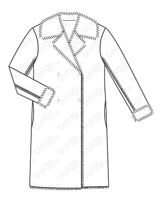 Manteau en Fourrure synthétique n°104 | Burda Style 12/20