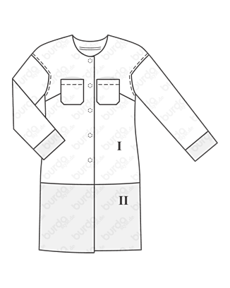 Manteau en Laine n°116 | Burda Style 12/20
