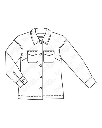 Veste en Lin n°117 | Burda Style 12/20
