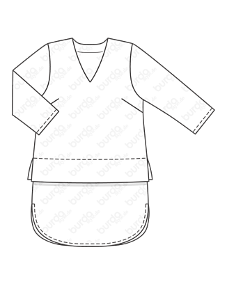 Tunique en Crêpe n°125 | Burda Style 12/20