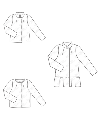 Veste en Lainage n°1 | Burda Easy 6/20