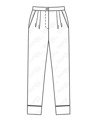 Pantalon en Gabardine n°105 | Burda Style 01/21