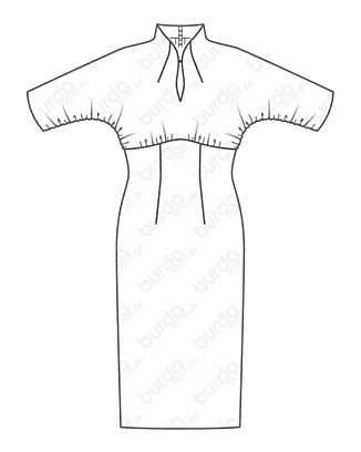 Robe en Stretch n°111 | Burda Style 01/21