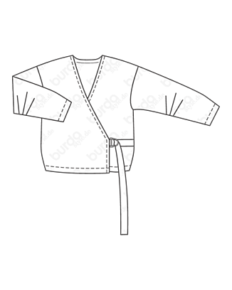 Veste en Tissu léger n°120 | Burda Style 01/21