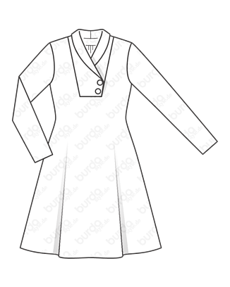 Robe en Tricot n°121 | Burda Style 01/21