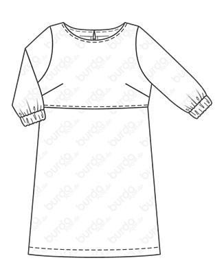Robe en Viscose n°126 | Burda Style 01/21