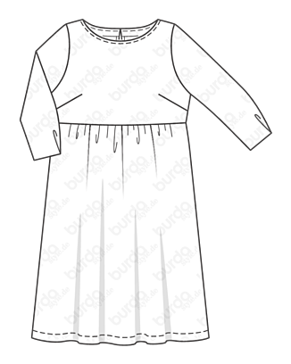Robe en Coton n°127 | Burda Style 01/21