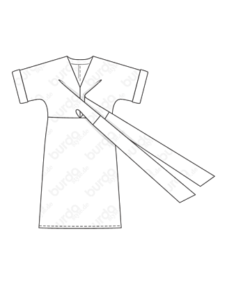 Robe en Viscose n°101 | Burda Style 02/21