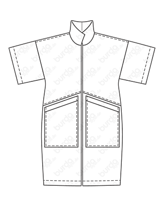 Manteau en Coton n°105 | Burda Style 02/21