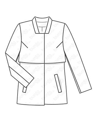 Veste en Jacquard n°109 | Burda Style 02/21